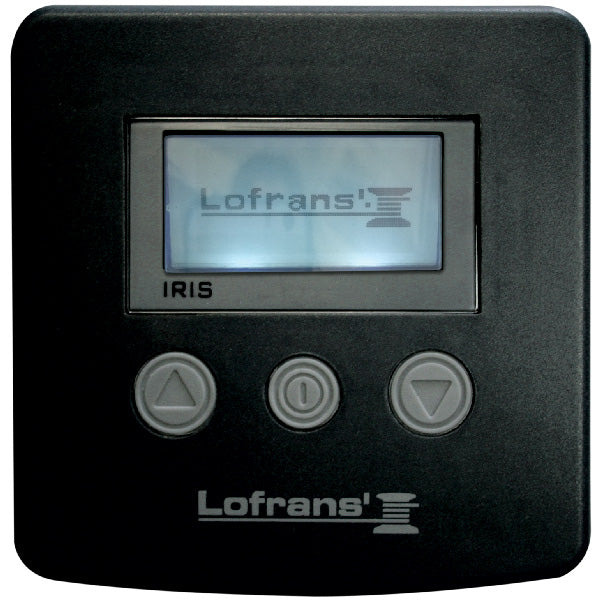 Lofrans, Iris Kedjeräknare Svart, IP67, 12/24V