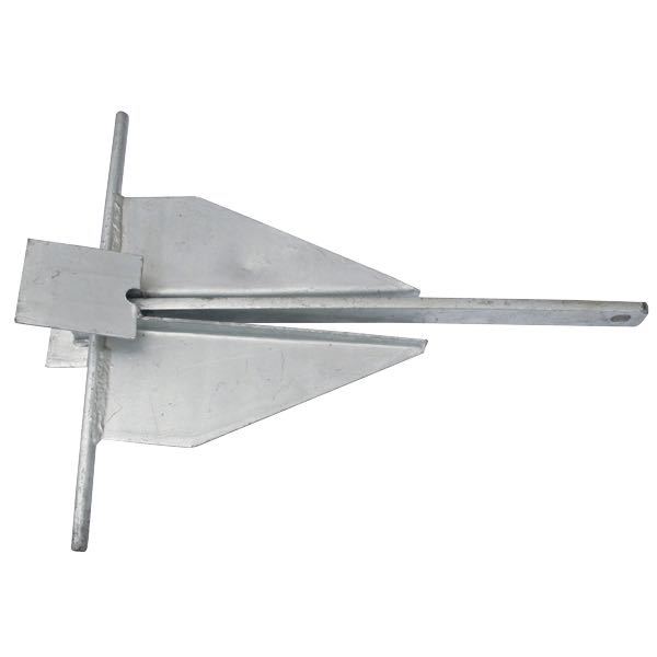 Danforth anker galvaniseret, 5 kg, A: 530 mm, B: 316 mm, C: 450 mm