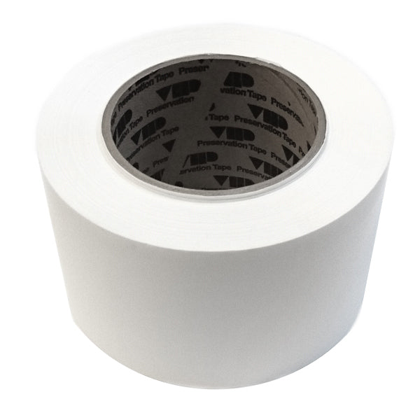 Tape krympeplast hvid, 5 cm x 33 m