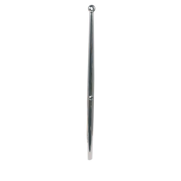 Scepter med kugletop, 610 mm, AISI 316, Ø 25,4 mm, 31,5 cm hulafstand