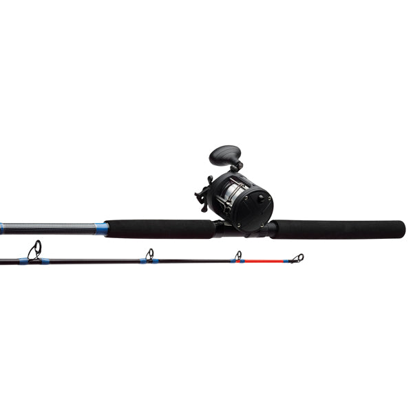 Kinetic, Boat CC fiskestang med hjul, 6' - 100-400 g, 0,55 mm nylonline