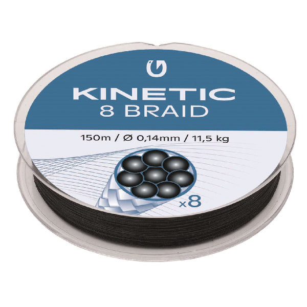 Kinetic, Cyber Braid 8, 150m 0,14mm/11,5kg