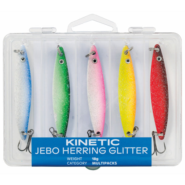 Kinetic, Jebo sild, 5 stk, 24 g, Mix