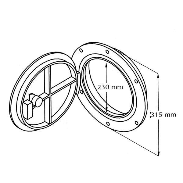 inspektionslucka ø315mm