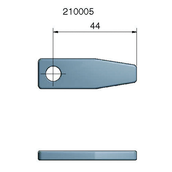 Roca rigel kort RF, 2"