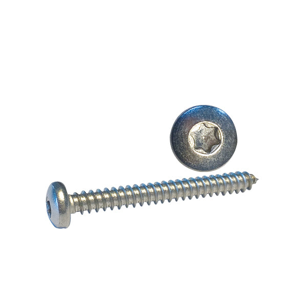 1852, Skrue panhoved A4 Torx 3,5 x 13 mm ISO14585 20 stk