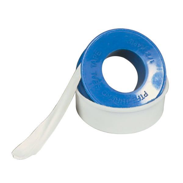 Gevindtape PTFE 12mm, Hvid, 12m