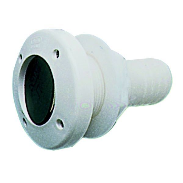 Länsgenomföring PVC, Ø38mm, 1 1/2", 112 mm, Max skrovtjocklek 27 mm