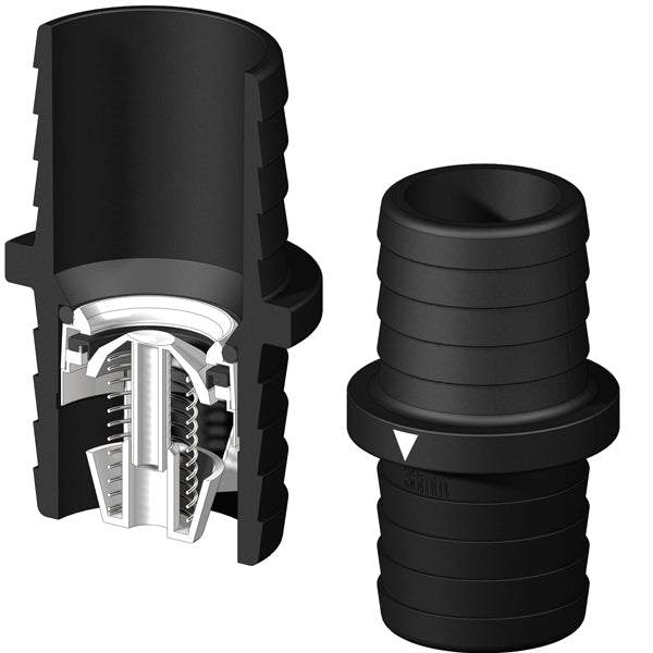 Trudesign, Backventil 19mm, Förstärkt nylon, Backflow prevention