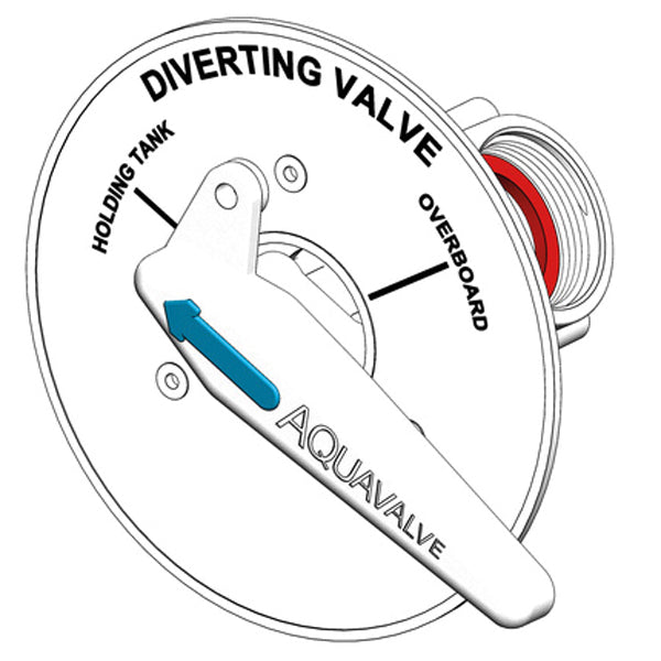 Trudesign, 3-vägs kran 1 1/2" skottfäste, vit