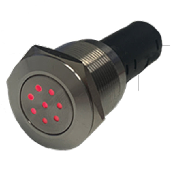 Blazecut, Signalvarningssummer m/LED IP54, 12V, 80 dB