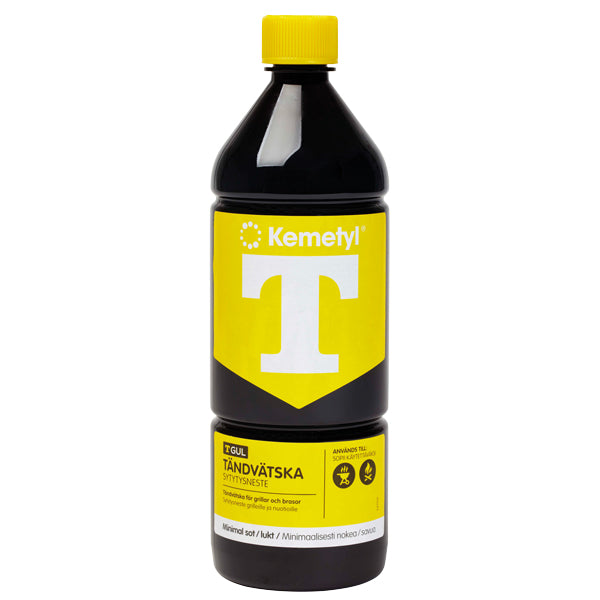 Kemetyl, T-gul tändvätska, 1 L