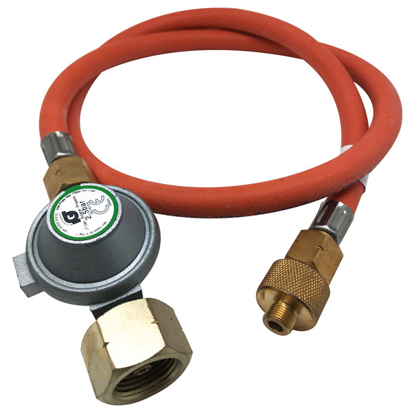 IGT, Gasregulator adapterset med slang 0,9 m, 2,5 bar, G5