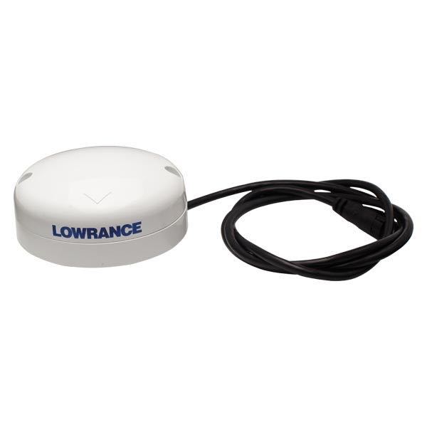 Lowrance, Point-1 GPS-antenn med E-kompass och gyrokompass, 10 Hz, 12V, 100 % vattentät