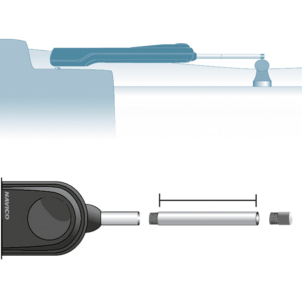 Simrad, Tryckstångsförlängning 300 mm