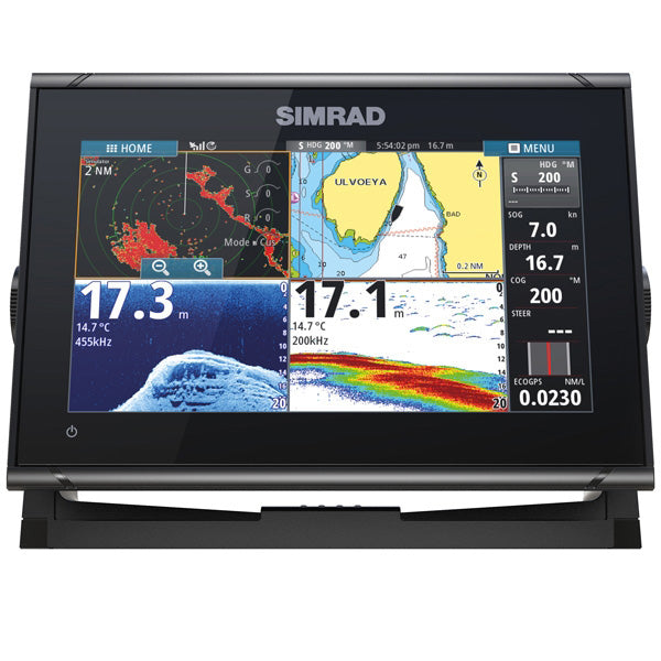 Simrad, GO7 XSR med aktiv bildåtergivningsgivare, 7"