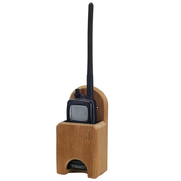 Roca, Holder til VHF teak, 80 mm x 54 mm x 158 mm, Indermål: 65 mm x 40 mm