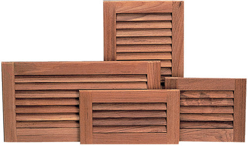 Roca, Ventilationsrist teak 13x26cm, 284x162mm