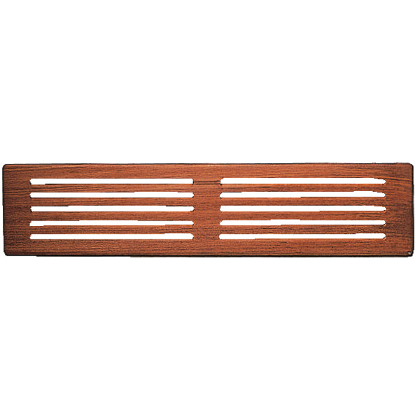 Roca, Ventilationsrist teak aflang 8,4x43cm