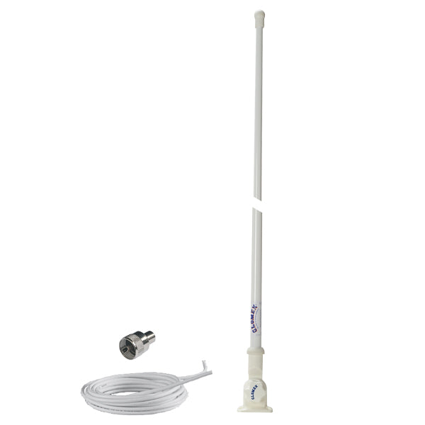 Glomex, VHF motorbådsantenne RA104, 0,9 meter, 3,0 dB, 156-162 Hz