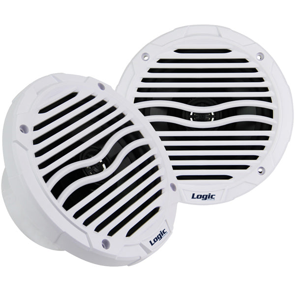 Logic SoundLab, Marine Speaker set 6,5" Vit 2 st, 160W