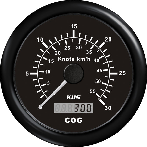 Kus, GPS Speed 0-60knob, sort, 32-kanals antenne, IP67