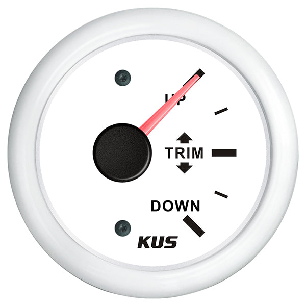 Kus, Trimindikator, vit 0-190 ohm, 12/24V, Ø 52,0 mm