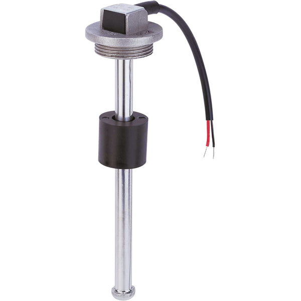 KUS, bränsle/vattensensor 0-190 ohm, 250 mm, rostfritt stål