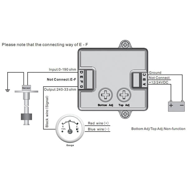 Kus, Dual-Converter för 2 tankinstrument och tanksensor