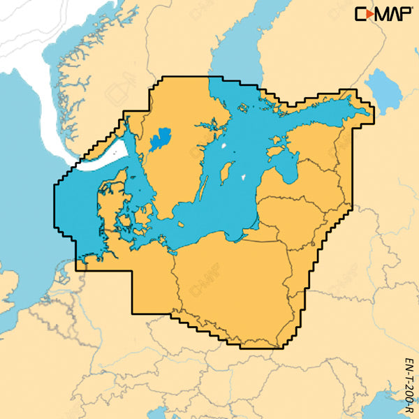 C-map, Reveal X, Skagerak, Kattagat - endast vid köp av plotter