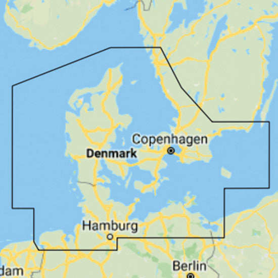 C-Map, Y205 Discover, Danmark, HRB-kartor för Lowrance, Simrad och B&amp;G