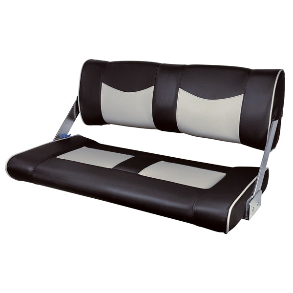 ESM, Dobbelt sofa ST90 Luxus, sort/lysegrå, 90 cm, 44 cm, 52 cm