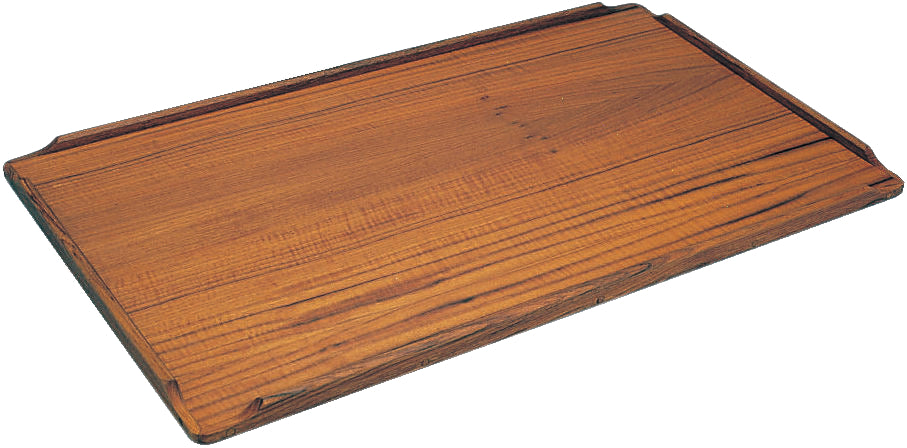 Roca, Bordplade Teak Finer, 550x800 mm, Slingrekant med Spygat