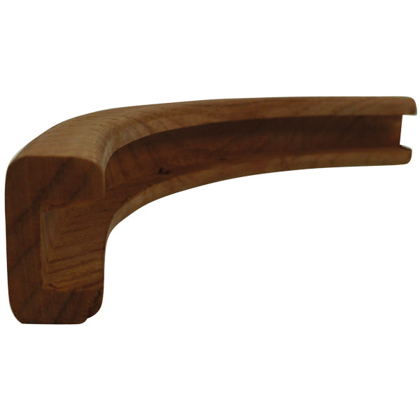 Roca, Udvendig U-liste teak 50/90º, spor 10mm