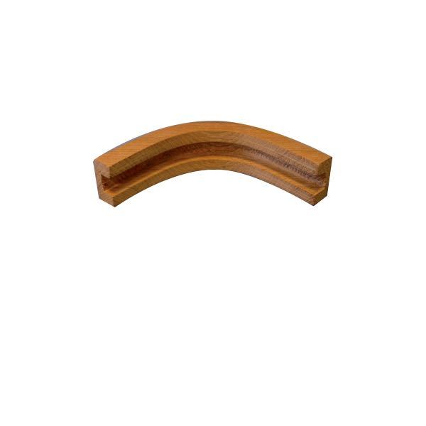 Teak vinkel ude 100/90°, 10x7mm