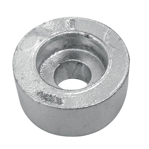 Tecnoseal, Zinkanod för Suzuki/Johnson/Evinrude, Ø 21,0 mm, Hål Ø 6,0 mm, Höjd 10 mm, Original nr. 55321-87J00, 0,02 kg