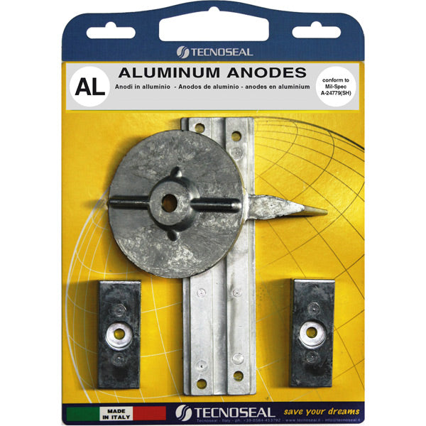 Tecnoseal, Alu Anod Kit för Mercury F30-F40-F60, 826134-818298-17264