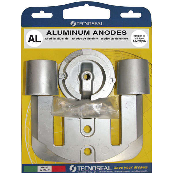 Tecnoseal, Alukit Anode för Mercury Bravo One, 821630, 821630, 806188, 806190