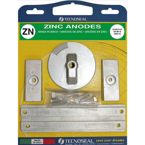 Tecnoseal, zinkanodsats Mercury Verado 4 cyl. - 893404, 880653, 762145, 826134