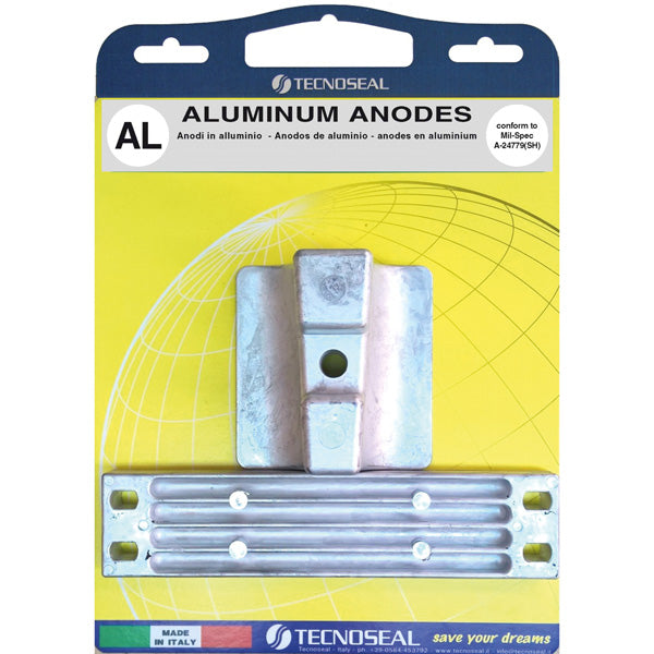 Tecnoseal, Alu anodsats för Yamaha 300-350, 6AW-45251-00-00, 6AW-45373-00