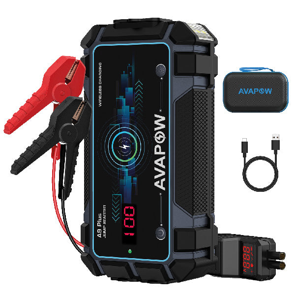 Avapow, Jumpstarter A9 Plus, 2000A, 12V inkl. väska