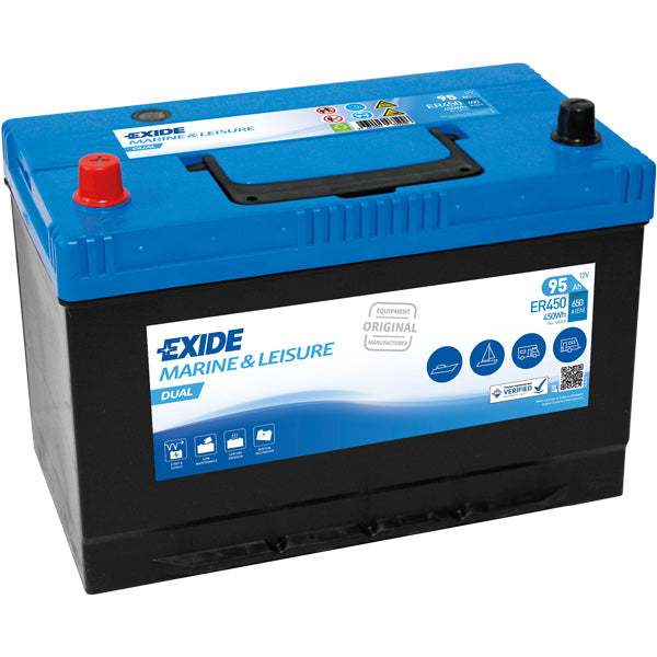 Exide, Battery Nautilus Dual, 120Ah, CCA 800, ER600