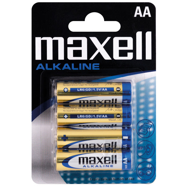 Maxell, Alkaline batteri AA / LR06, 4 stk