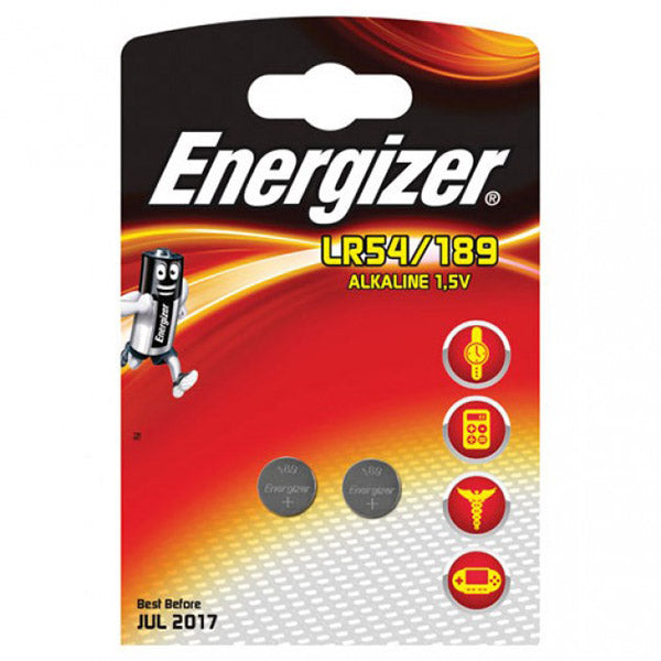 Energizer, LR54/189 batteri 1,5V, 2 st