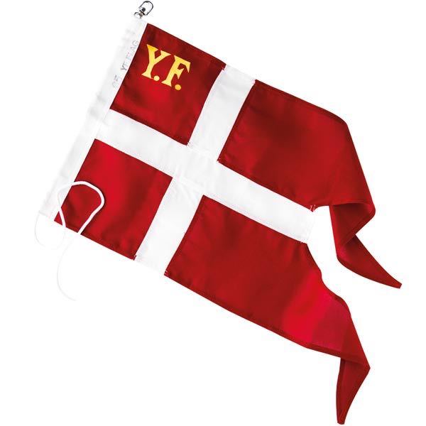 Yachtflag 170 g/m², 41x80cm, Kraprød, YF