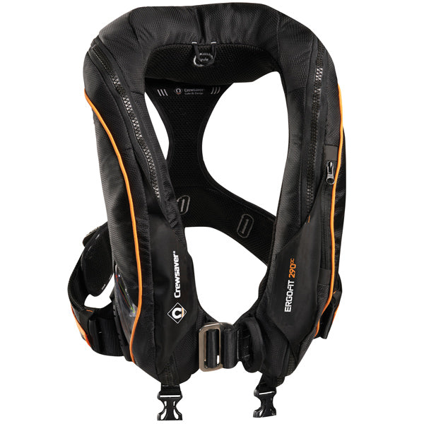 Crewsaver, Ergofit Ocean väst 290N m/D-ring, Svart