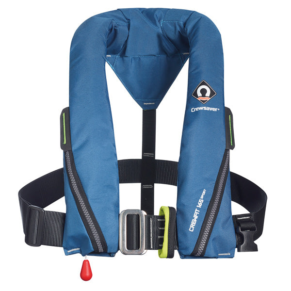 Crewsaver, Crewfit Sport räddningsväst 165N m/D-ring, Blå, 40-155 cm