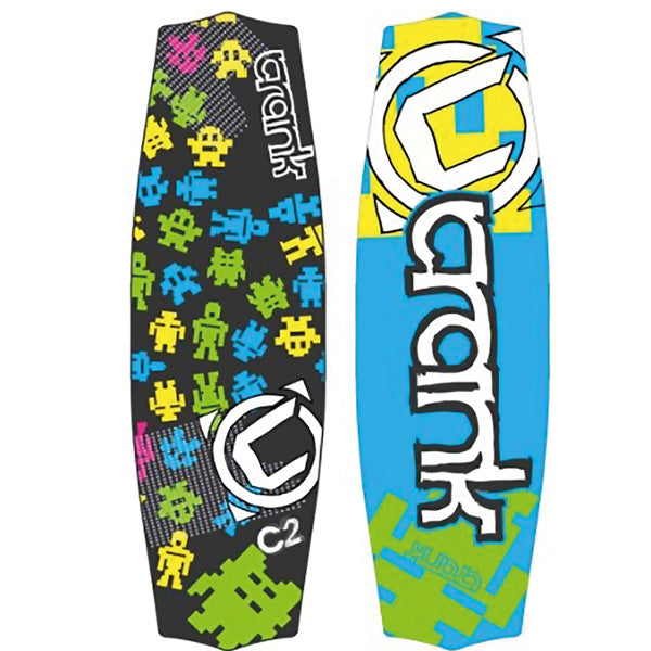 Wakeboard Crank Junior 139 x 41 cm inkl. binding, 34-39