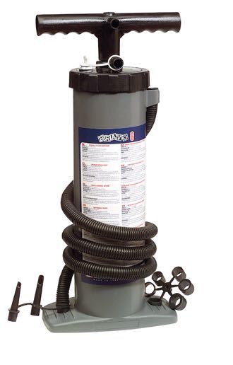 Scoprega, Bravo 6 Handpump med tryckmätare, 600 mbar, 2 x 2500 cc, 8,7 psi