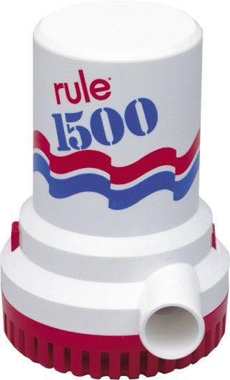 Rule, Lænsepumpe 1500 GPH, 24V, 5.677 L/time